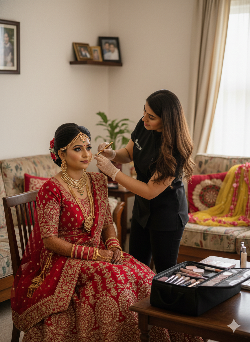 Bridal Makeup Artist in Borivali at Home – A Stress-Free Experience with Swisho