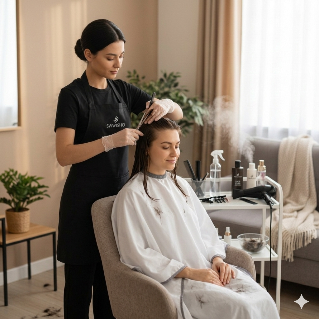 Home salon services in mulund east in mumbai by Swwisho